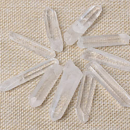 EPEDIC 3 PZ Naturale Cristallo Trasparente Colonna di Quarzo Decorazione Punta Campioni di Casa Serbatoio di Pesce Decorazione del Giardino ZOUCUNXIYIN