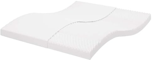 vidaXL Colchón de Espuma de 7 Zonas dureza 20 ILD Blanco 180x210 cm, colchón, colchón refrescante, colchón Blando, colchón de Cama