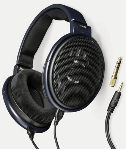 Sennheiser HD6XX Open Back Professional Headphones - Black (Renewed)
