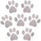 Mudder 20 Pcs Non Slip Bathtub Stickers Non Slip Shower Sticker Adhesive Paw Decals Treads Non Slip Traction to Tubs Bathtub Stickers Anti Slip Applique for Bathtub Pools, Boats, Stairs