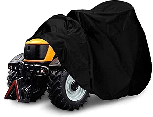 SKYWPOJU Telone per tosaerba Copertura per cofano per trattorino rasaerba Copertura antipolvere per trattorino tosaerba impermeabile resistente ai raggi UV Copertura di protezione contro le intemperie