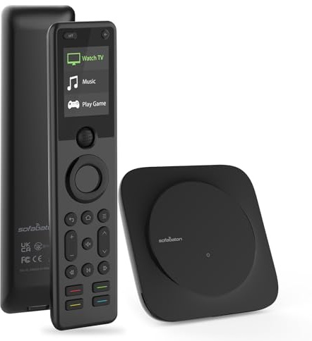 SofaBaton X1S Universal Remote Control with Hub, Improved Scroll, Smart Remote All in One with Customize One Touch Activities, Compatible with IR/Bluetooth/WiFi Devices