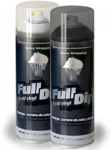 AutoFullCar - Ahumado Faros Negro Brillo: 1 Spray Full Dip Ahumado Negro + 1 Spray Full Dip Brillo Gloss Reforcer, 400 ml