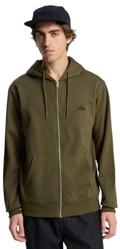 Quiksilver Fleecepullover Basic Hood Zip Young Men Braun