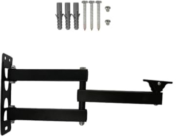 FIRSTXIU Adjustable Metal Mount Bracket For Projector And Security Camera With 360 Degree Rotation 180 Degree Base Tilting Camera Mount For Ceiling/Wall