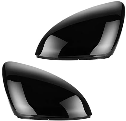 Spegelkåpor För VW För Golf MK7 MK7.5 För Touran L 2013-2018 Sidospegelkåpa Backspegelkåpor OEM: 5G0857537 / 5G0857538(Black Pair)