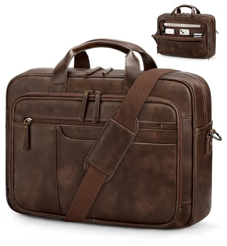 RAINSMORE Messenger Bags for Men 16 Inch Waterproof Laptop Bag