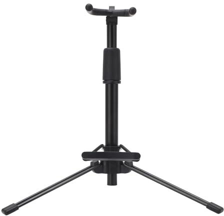GOWENIC Support d'aérophone Réglable |Trépied Pliable pour Instrument à Vent électronique, avec Support en Forme de U pour EWI