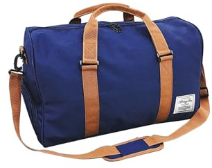 CORIOS Reisetaschen Duffle Bag für Herren/Damen Oxford Sporttasche Weekender Übernachtung Tasche Schwimmtasche Fitnesstasche Groß Kabinenreisetasche Trainingstasche für Sport Fitnessstudio Reisen Blau