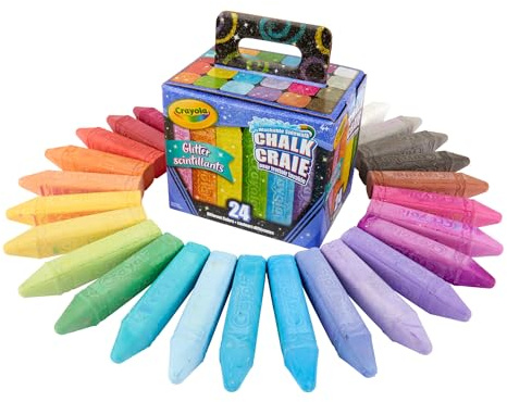 Crayola Tiza con purpurina, 24 unidades