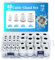 PUWOWYE 40 Stück Kabelverschraubung M12 M16 M20 M25, Kabelverschraubung Set, IP68 Wasserdichte Einstellbar Kabeldurchführung