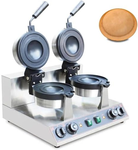 WANGYYDS Maker di Waffle di Hamburger Commerciale, Sandwicher Pressa elettrica UFO Burger Maker Machine OEM Pane Volante Double Burg Mak Machine,Doublehead