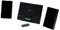 10 watt Bluetooth Compact Home HiFi Audio Music System. Upright Slim CD Player, FM Radio, Alarm Clock, Remote Control. Bluetooth, AUX In from Smart Phone, Tablet. Desk, Table, Wall Mounted. A58046 Mk3