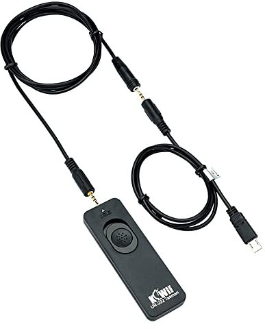 UR232F2 - Cable de control remoto para Sony A7S III, ZV-1 A9 A7 II III A7R II III IV A7S II A6500 A6400 A6300 A5100 RX10 II III RX100II RX100III RX100M5 RX100M6 HX90 Sony RM-SPR1 Reemplazar