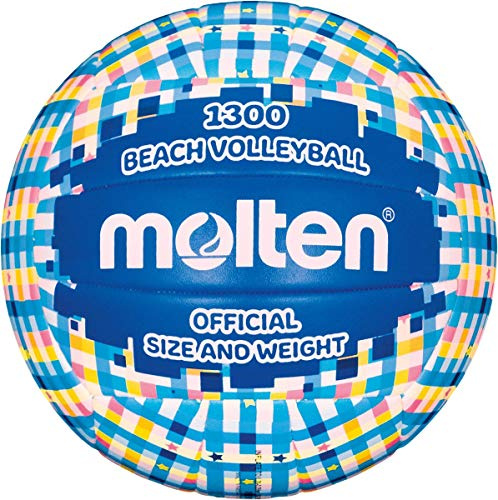 Molten VB1300 Beachvolleyboll, C yan/Blue, 5