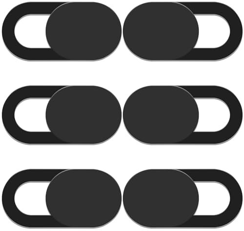 lululeague Webcam Abdeckung, Cover Kamera Laptop, 0.027 Ultra dünne Web Kamera Abdeckung für Computer Laptop, Smartphone, PC, Handyzubehör -Schutz Ihrer Privatsphäre Online (6 Stück)