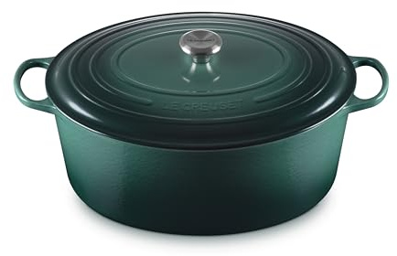 Le Creuset Enameled Cast Iron Signature Oval Dutch Oven, 15.5qt., Artichaut