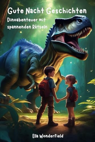 Gute Nacht Geschichten: Dinoabenteuer mit spannenden Rätseln - schöne Einschlafgeschichten ab 4 Jahren