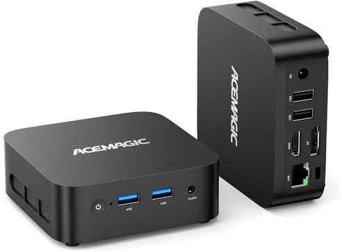 ACEMAGICIAN Vista Mini V1 Mini PC, Шin11 Pro Ιntel Alder Lake-N97(Bis zu 3,6 GHz),16GB DDR4 1TB SSD Micro Desktop Computer|HDMI+DP|USB3.2
