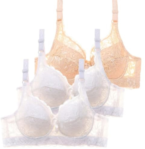 38H Sports Bra Front Opening Bra Two Cup Sizes Bigger Strapless Push Up 30A Black Sports Padded Silicone Plus Size Racerback Nursing White Women Women Wh1 85D