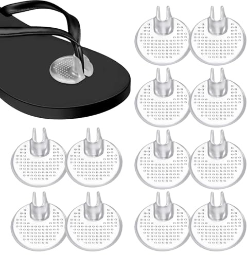 6 Pairs Silicone Thong Sandal Toe Protectors,Soft Flip Flop Gel Cushions Pad,Front pad of flip Flops,Toe Guards Cushions for Men Women