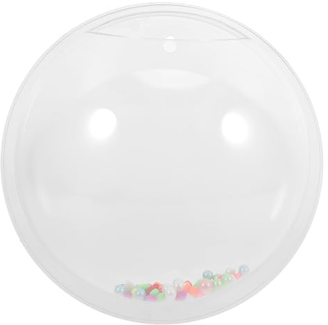 HEALLILY Wall Mounted Fish Tank 23cm Diameter Acrylic Hanging round Bowl Creative Design Home Decor for Fish and Plants