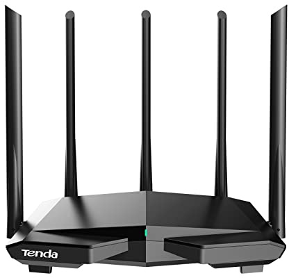 Tenda AX1500 Wi-Fi 6 Router RX1 Pro, Dual Band (5GHz/2.4GHz) 10/100 Mbps WAN/3xLAN ports, 5x6dBi Antennas, OFDMA+MU-MIMO WPA3 IPv6, AP Mode, APP Control