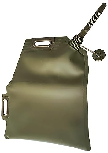 UVCMDUI Benzinkanister Motorrad Tragbar, Benzin Kanister Leer 10L 20L 30L, Dîésél Kanister Flexibel Faltbar mit Auslauf, Kraftstoffkanister TPU für Auto Motorrad Boot Dynamo,10L