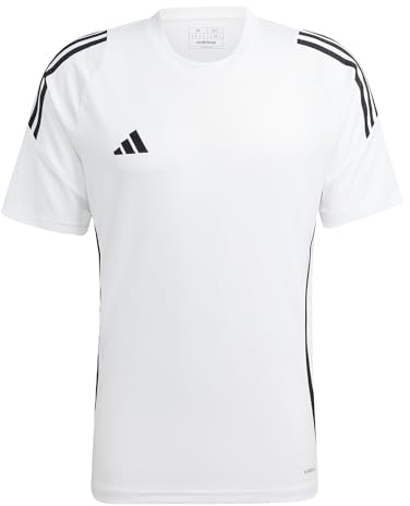 adidas Herren Tiro 24 Shirt, White/Black, L
