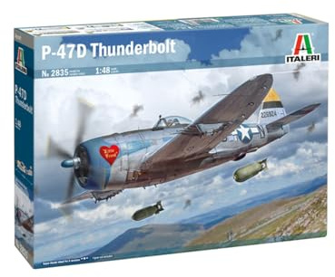 Italeri - Maquette Avion P-47d Thunderbolt 2835| 1:48 Maquette Char Promo