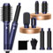 1000W Seche Cheveux 6 In 1 Air Styler Atopskins Hair Styler avec Brosse Soufflante, Brushing Brosse Soufflante, Brosse Lissante Cheveux, Boucleur a Air, Magic Styler pour Donner Du Volume, Boucler