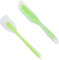 2 espátulas de silicona flexibles, compatibles con Thermomix TM6 TM5 TM31, resistentes al calor, pequeñas espátulas para olla de mezcla, hornear