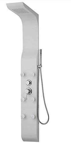 GOWE Multi-Functional Aluminum-Alloy Massage Shower Panel, Overhead Shower, Back Massage, Hand Shower