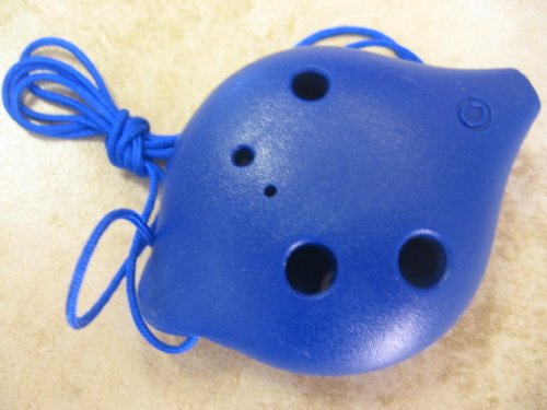 Utopia Plastic steel (ABS resin) ocarina Blue Soprano C - Easy to play Good for beginners