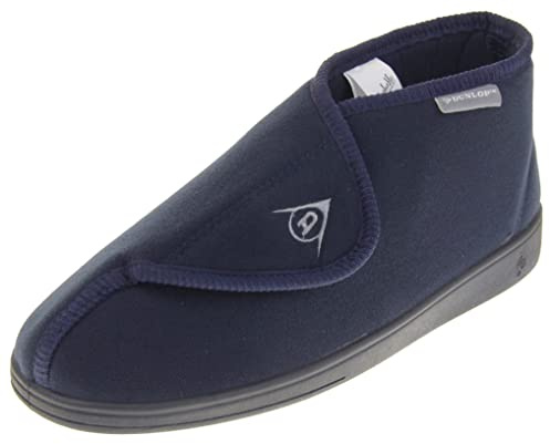 Dunlop Mens Adjustable Touch Fastening Orthopaedic Boot Slippers