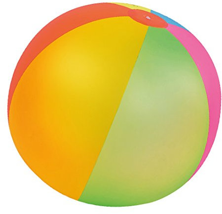 BEST SPORTING Wasserball, aufblasbar (67 cm, Rainbow)