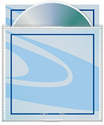 Univenture Poly Archival CD/DVD Sleeve with Safety-Sleeve - Pack of 50 Sleeves
