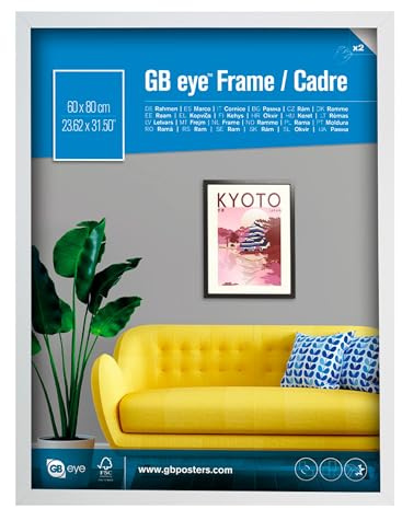 GB Eye LTD, Blanc, 60x80cm - Eton, Cadre