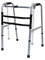 Gehgestell, reziprok mit beweglichem Rahmen, Gehgestell, Gehbock, Gehhilfe, Stehhilfe, faltbar, höhenverstellbar aus Aluminium, TOP Qualität