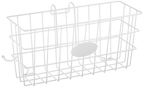 Performance Health Walker Basket – Universal Wire Basket for Walking Frames & Zimmer Frames – Vinyl Coated Accessory with Hook & Loop Straps – Ideal for Elderly & Disabled