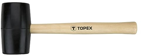 Martello in gomma 58 mm / 450 g, manico in legno marca Neo tools