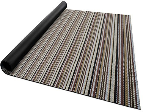 casa pura® Indoor- und Outdoor-Bodenbelag Asti | kunstvoll gewebter Terrassenteppich | als Outdoor Teppich Meterware oder Läufer für innen | 40 Größen (180x400cm)