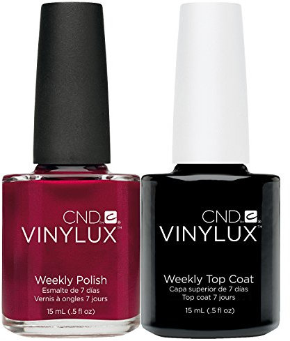 CND Vinylux Red Baroness Plus Top Coat Nail Polish 50 g