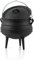 BBQ-Toro Potjie | Gusseisen Hexenkessel Potjie #3, ca. 8 Liter | Guss Kochtopf mit Füßen | Südafrikanischer Dutch Oven | Kochtopf für offenes Feuer, Gusseisen Schmortopf mit Deckel | Fleischtopf