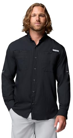 Columbia Sportswear Long Sleeve Tamiami II Shirt BLACK Sm