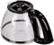 Moulinex FH900110 - Kanne mit Deckel und Tropfschutzsystem, Glas, Schwarz/Transparent, 1,25 Liter, für Subito-Filterkaffeemaschinen (FG110800 und FG110510)