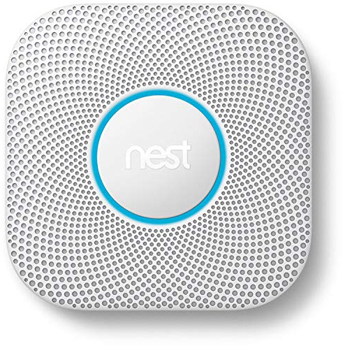 Google Nest Protect - Smoke Alarm - Smoke Detector and Carbon Monoxide Detector - Wired, White