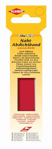 Kleiber 3 m x 2 cm Matériau imperméable Autocollant pour réparer Coutures tentes, Manteaux, parapluies, etc., Rouge