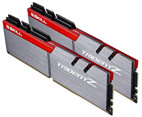 G. Skill F4–4000 C18d-16gtz Trident Z-serien 16 GB (8 GB X 2) DDR4 4000 MHz PC4–32000 CL18 Dual Channel arbetsminne kit – silver/svart