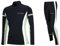 Airtracks Herren Winter Laufset Thermo Laufhose Lang Laufshirt Langarm Sweatshirt Fleece Funktionsshirt Sport Langarmshirt Jogginghose Leggins - schwarz - L
